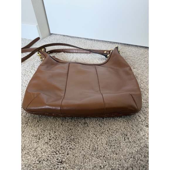 Coach Kristin Brown Woven Leather Tote Convertible Shoulder Bag Classic - Picture 10 of 10